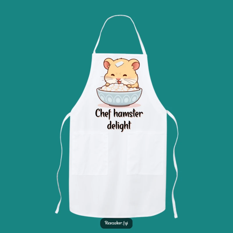 Funny Hamster Foodie Apron: Cook with Delight and Joy!