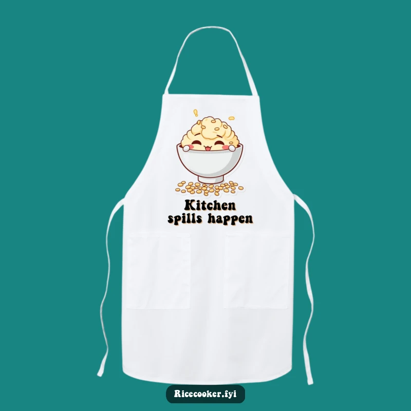 Funny Bowl Apron: Playful Protection for Kitchen Mischief