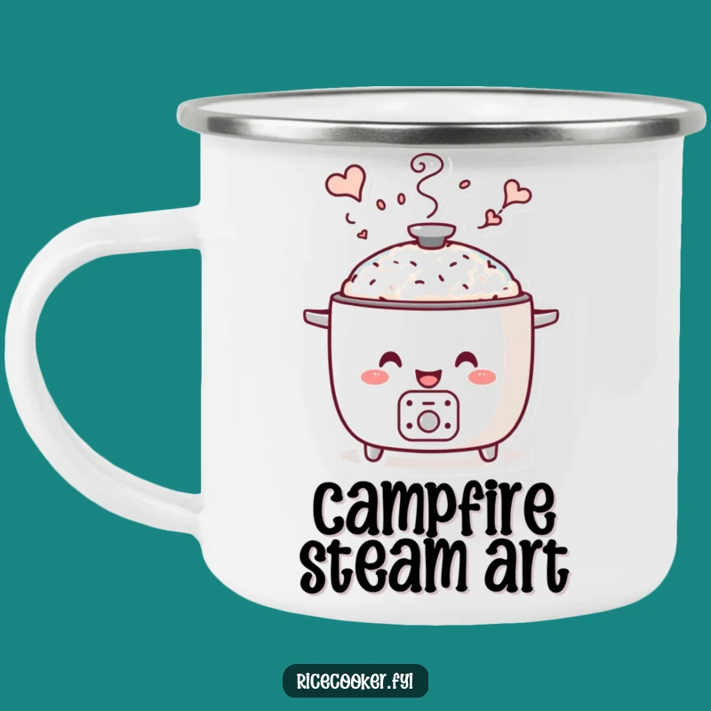 Funny Whimsical Steam Camping Mug - Magical Cooker Vibes for Outdoors