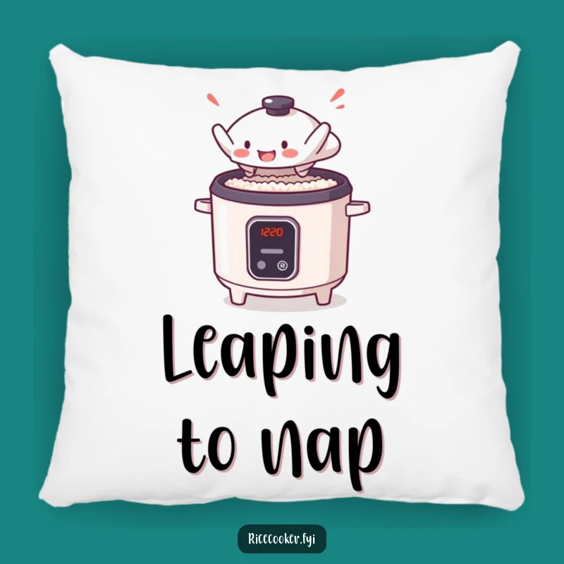 Funny Rice Cooker Lid Pillow - Soft Anime Kitchen Cushion, Gift