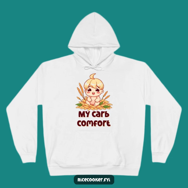 Cozy Funny Grain Lover Hoodie: Embrace Your Comfort Food Passion