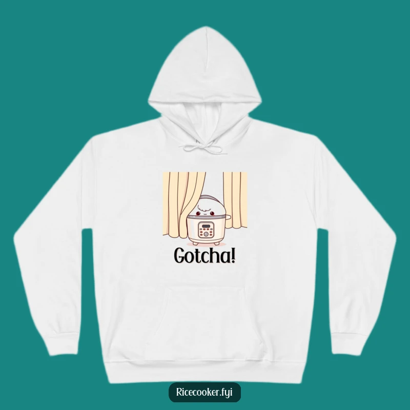 Cozy Funny Mischievous Rice Cooker Hoodie: Playful Comfort Gift
