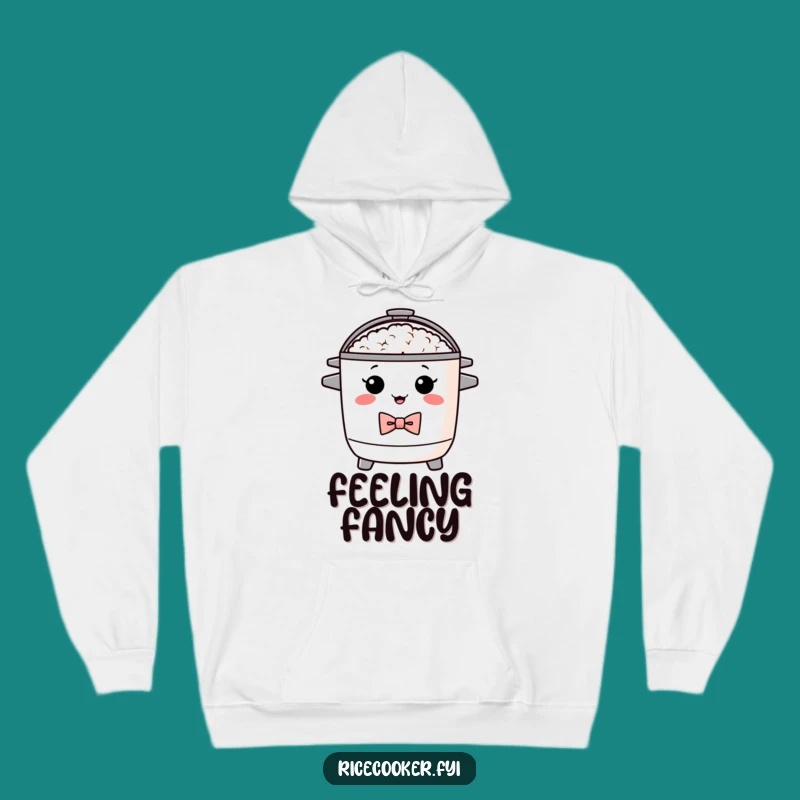 Funny Dapper Rice Cooker Hoodie: Cozy Sophistication for a Humorous Gift