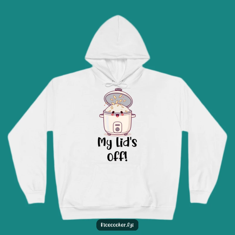 Funny Surprised Rice Cooker Hoodie: Stay Cozy with This Hilarious Kitchen Surprise