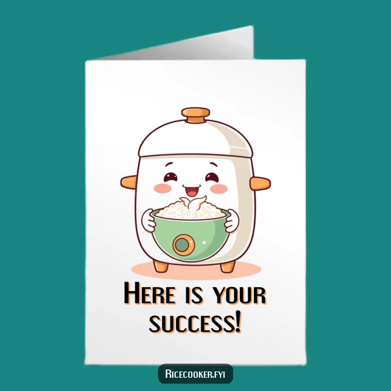 Free Printable Congrats Card: Happy Rice Cooker Host - Downloadable Gift