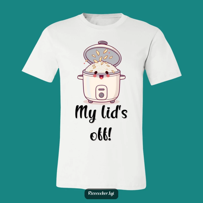 Funny Surprised Rice Cooker T-Shirt: Show Off Your Kitchen Surprises