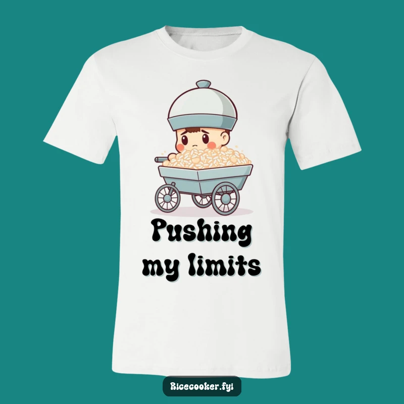 Funny Determined Rice Cooker T-Shirt: Conquer Goals!