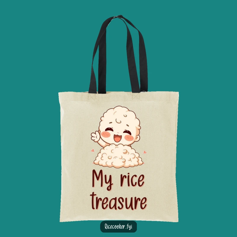 Funny Rice Lover Tote Bag - Stylish Foodie Bag, Perfect Practical Funny Gift!